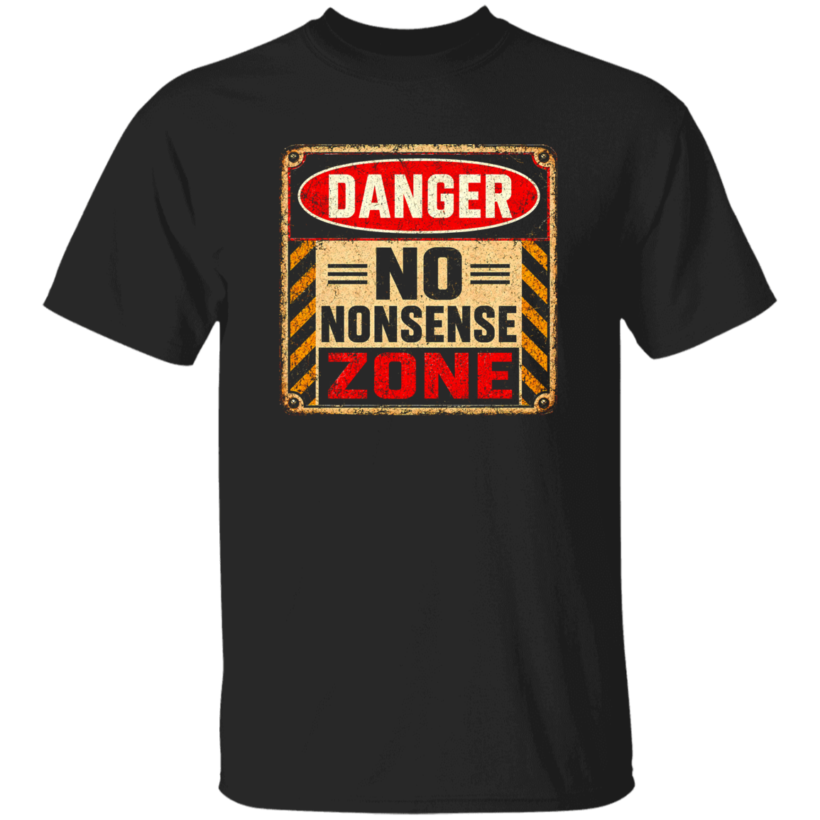 Danger Warning Shirt – Danger No Nonsense Zone Warning Graphic | VoltShirts Danger Warning Shirt – Danger No Nonsense Zone Warning Graphic