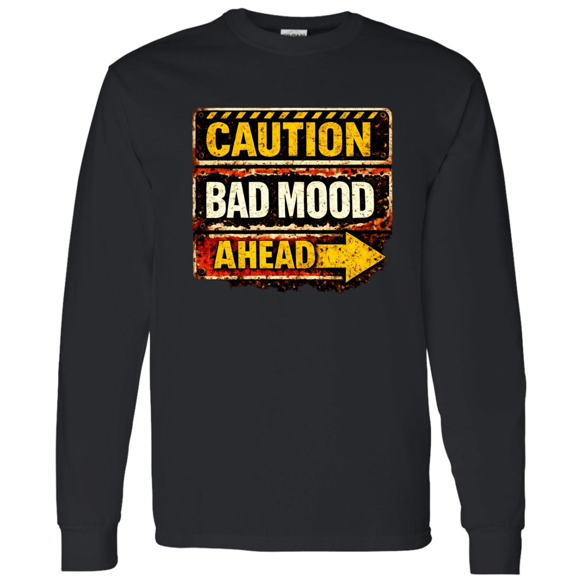 Danger Warning Shirt – Caution Bad Mood Ahead Warning Graphic | VoltShirts Danger Warning Shirt – Caution Bad Mood Ahead Warning Graphic - Image 11