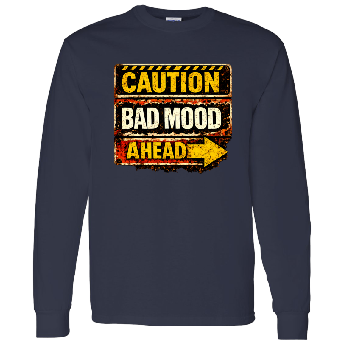 Danger Warning Shirt – Caution Bad Mood Ahead Warning Graphic | VoltShirts Danger Warning Shirt – Caution Bad Mood Ahead Warning Graphic - Image 12