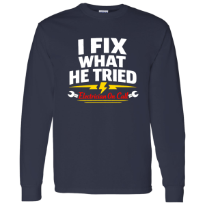 Funny Electrician Shirt – I Fix What Your Husband Tried | VoltShirts redirect04162026070422 4 VoltShirts