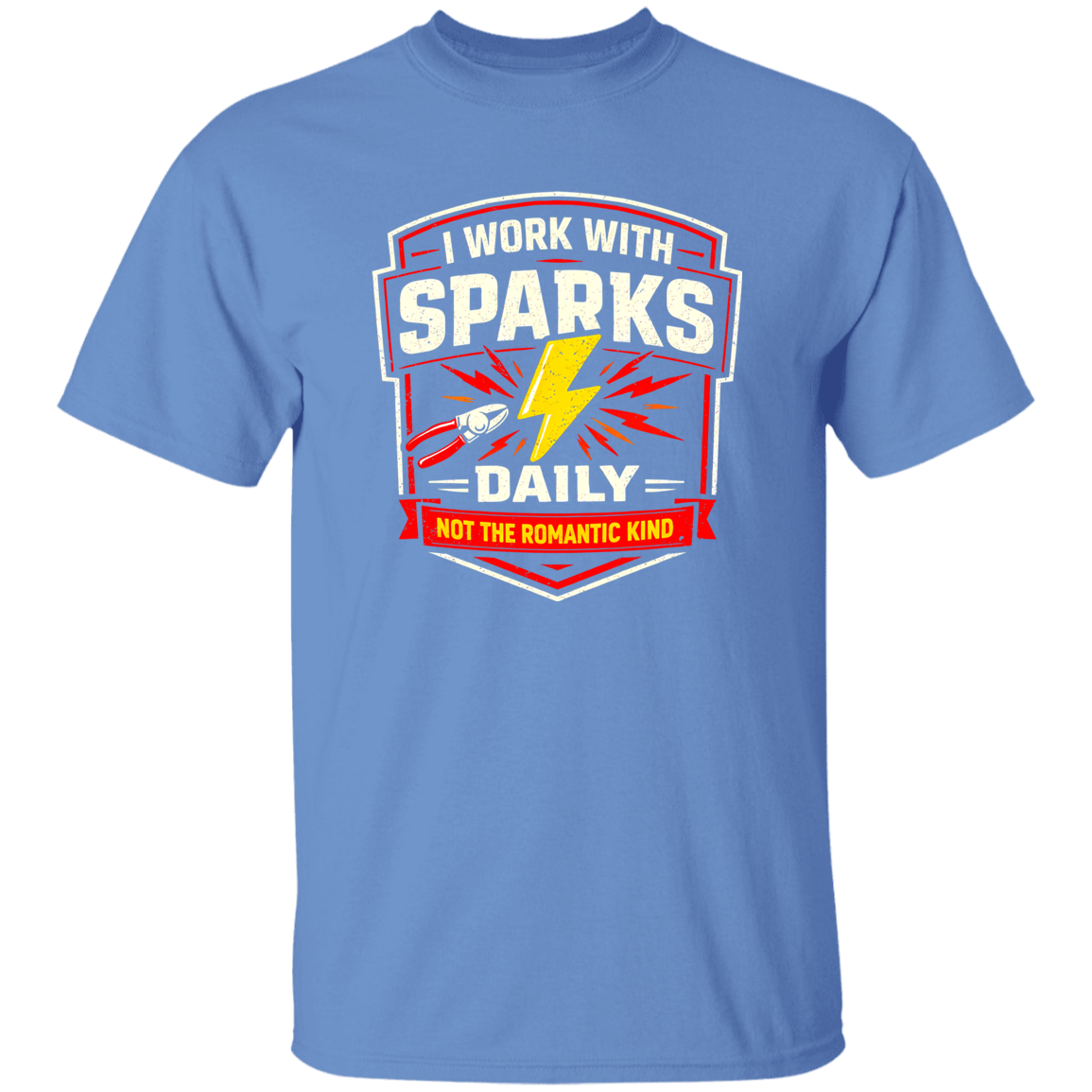 Funny Electrician Shirt – I Work With Sparks Daily | VoltShirts Funny Electrician Shirt – I Work With Sparks Daily - Image 4