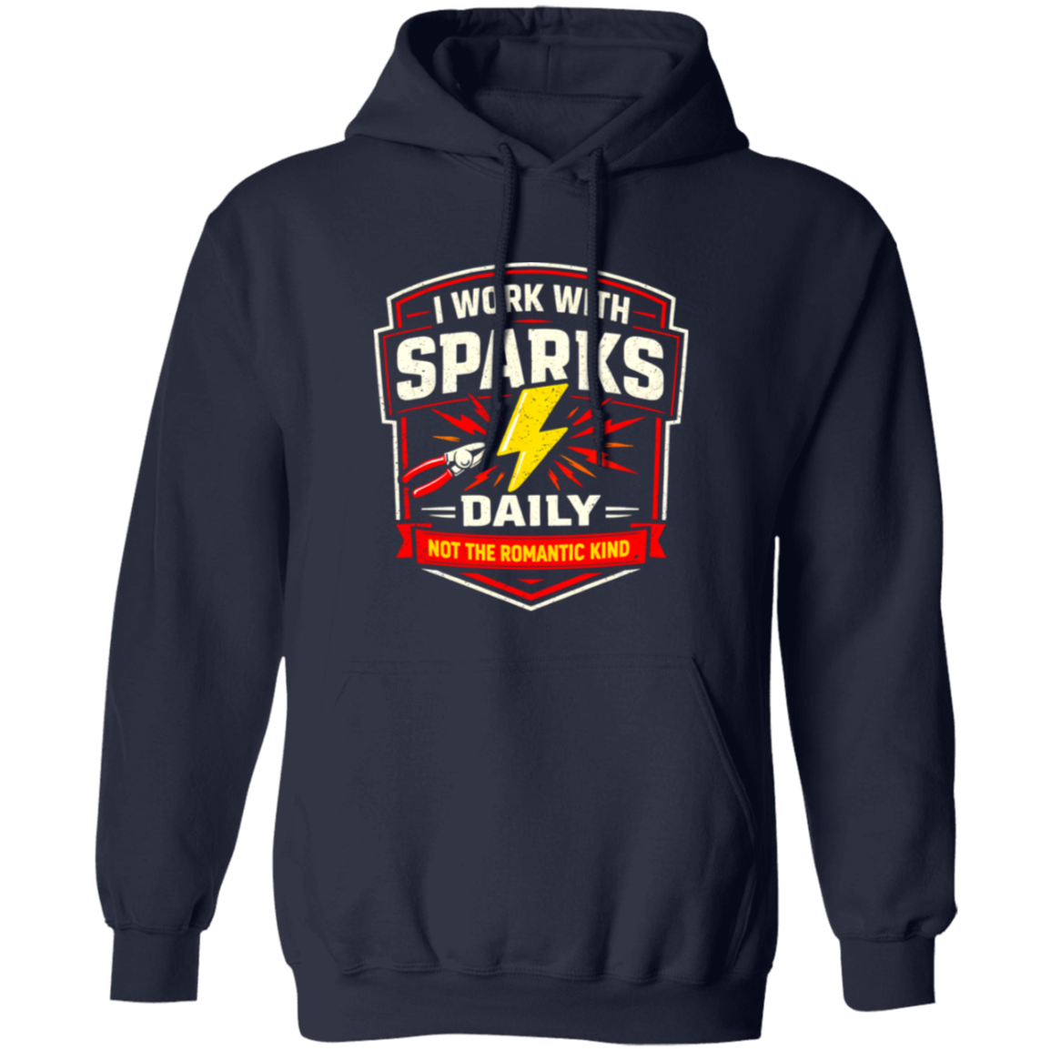 Funny Electrician Shirt – I Work With Sparks Daily | VoltShirts Funny Electrician Shirt – I Work With Sparks Daily - Image 2