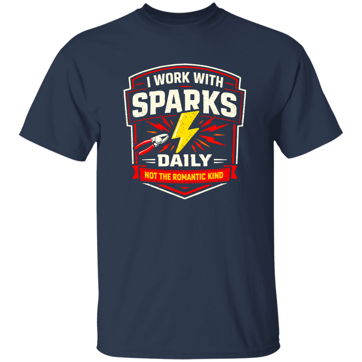 Funny Electrician Shirt – I Work With Sparks Daily | VoltShirts Funny Electrician Shirt – I Work With Sparks Daily - Image 5