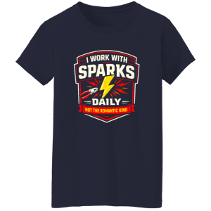 Funny Electrician Shirt – I Work With Sparks Daily | VoltShirts redirect04162026070430 VoltShirts