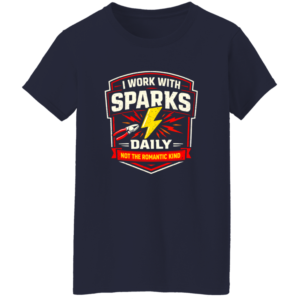 Funny Electrician Shirt – I Work With Sparks Daily | VoltShirts Funny Electrician Shirt – I Work With Sparks Daily - Image 9