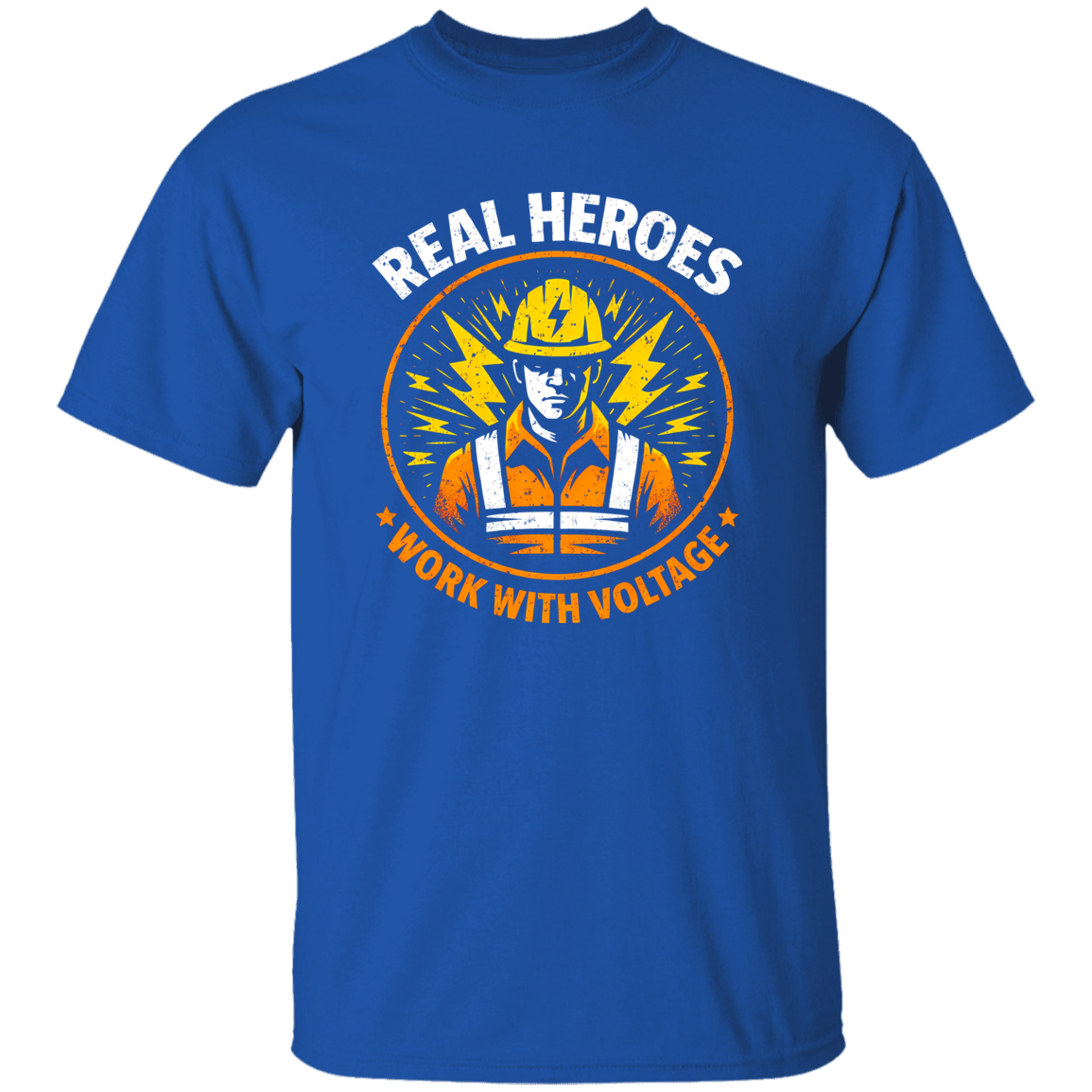 Funny Electrician Shirt – Real Heroes Work With Voltage | VoltShirts Funny Electrician Shirt – Real Heroes Work With Voltage - Image 6