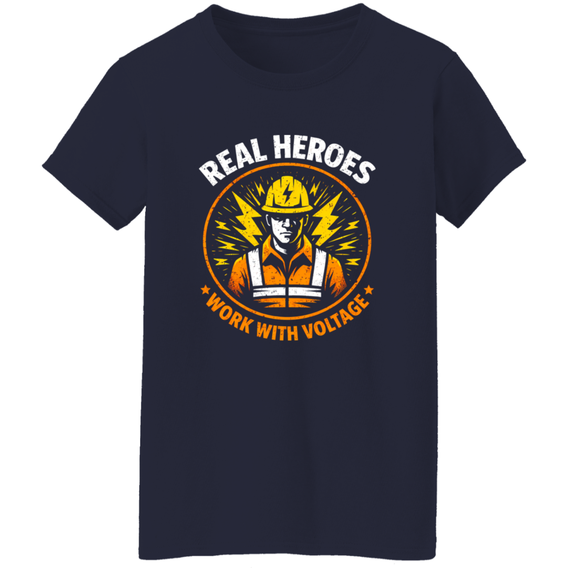 Funny Electrician Shirt – Real Heroes Work With Voltage | VoltShirts Funny Electrician Shirt – Real Heroes Work With Voltage - Image 9