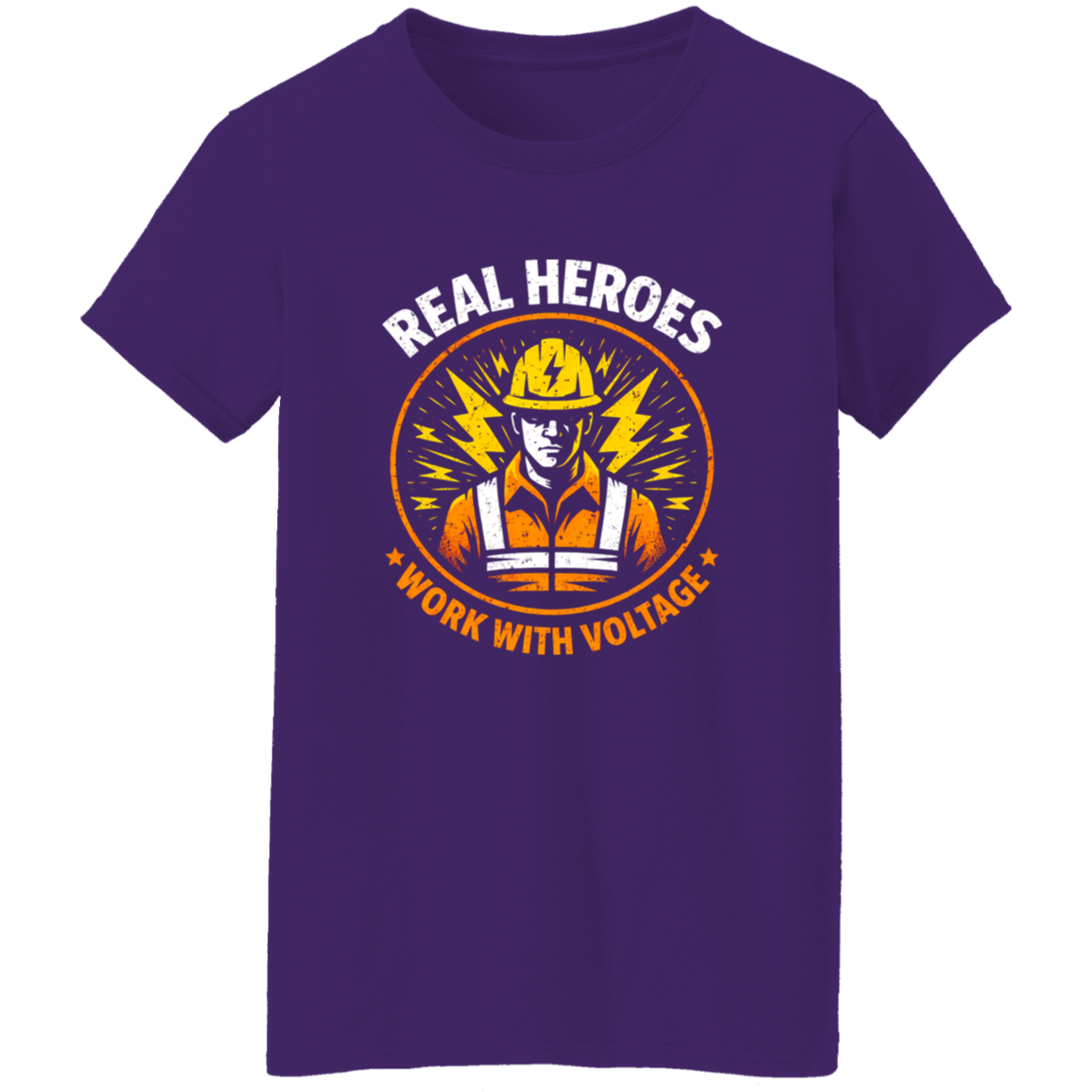 Funny Electrician Shirt – Real Heroes Work With Voltage | VoltShirts Funny Electrician Shirt – Real Heroes Work With Voltage - Image 10