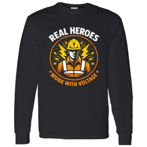 Funny Electrician Shirt – Real Heroes Work With Voltage | VoltShirts redirect04162026070448 3 VoltShirts