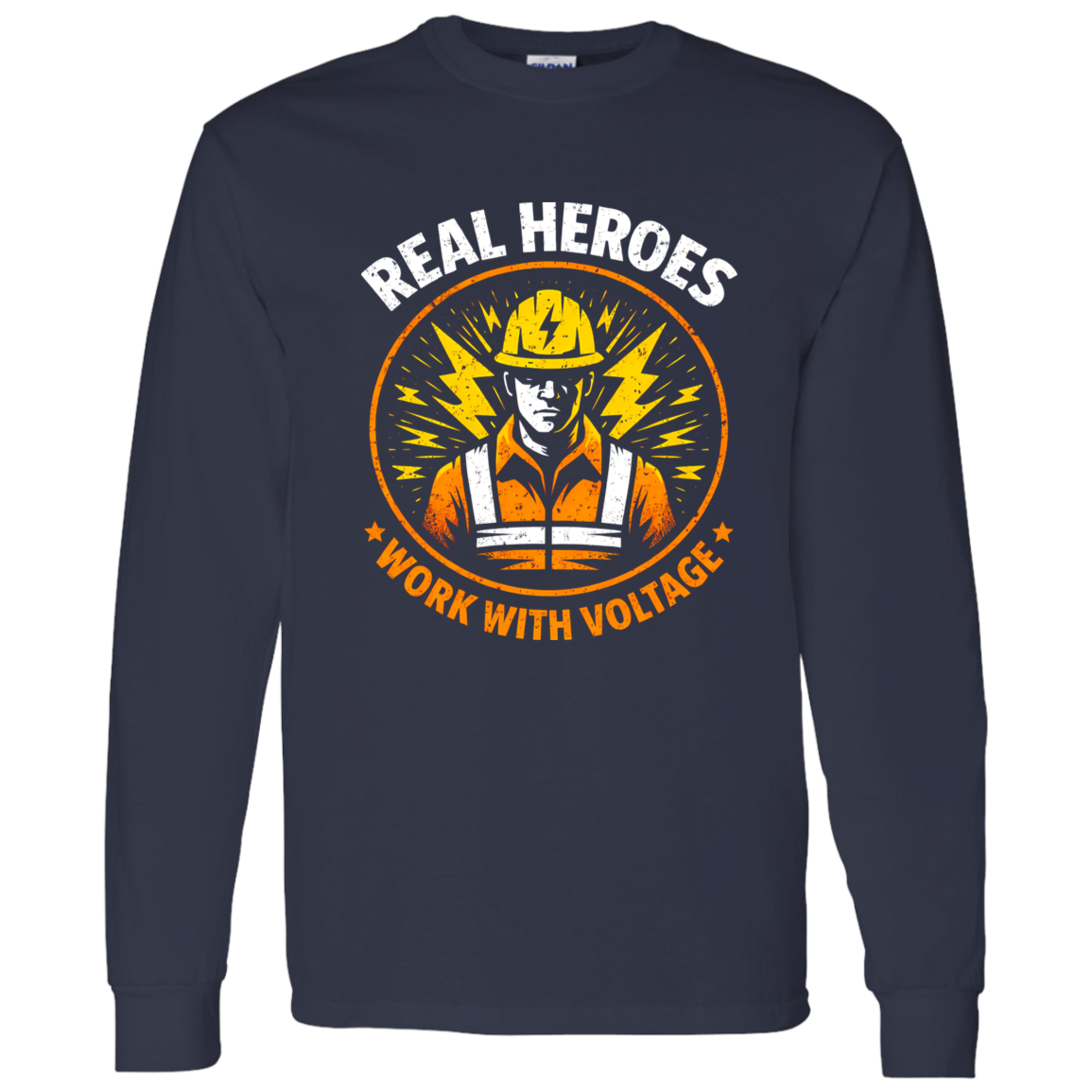 Funny Electrician Shirt – Real Heroes Work With Voltage | VoltShirts Funny Electrician Shirt – Real Heroes Work With Voltage - Image 12