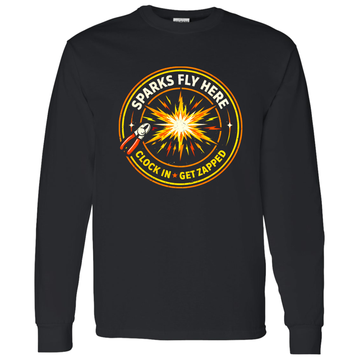 Sparks Fly On The Job – Electrician Graphic Tee | VoltShirts Sparks Fly On The Job – Electrician Graphic Tee - Image 11
