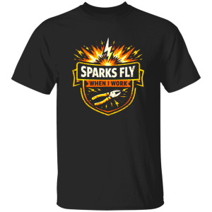 Electrician Shirt – Powered By Work And Voltage