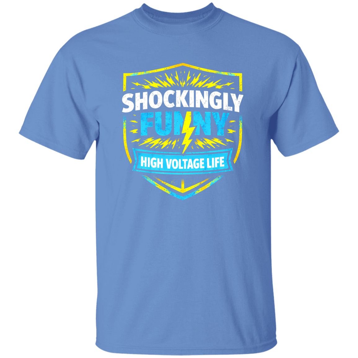 Shockingly Funny High Voltage Life Electrician Shirt | VoltShirts Shockingly Funny High Voltage Life Electrician Shirt - Image 4
