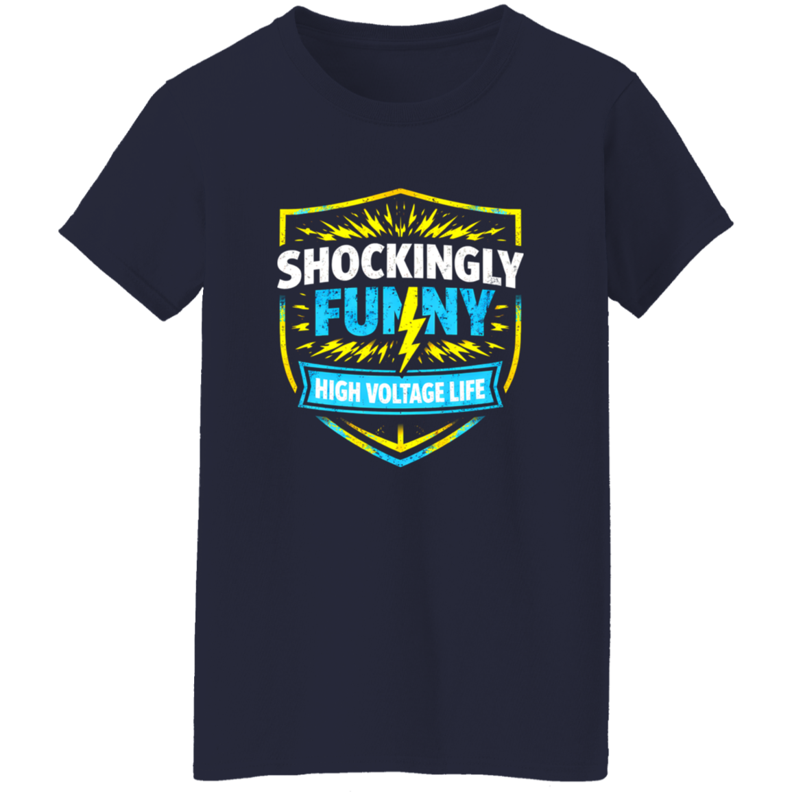Shockingly Funny High Voltage Life Electrician Shirt | VoltShirts Shockingly Funny High Voltage Life Electrician Shirt - Image 9
