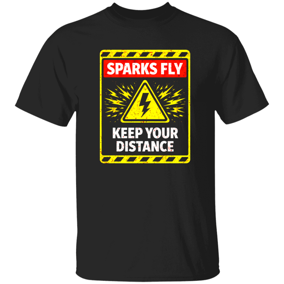 Electrician Shirt – Keep Your Distance Live Wire Humor | VoltShirts Electrician Shirt – Keep Your Distance Live Wire Humor