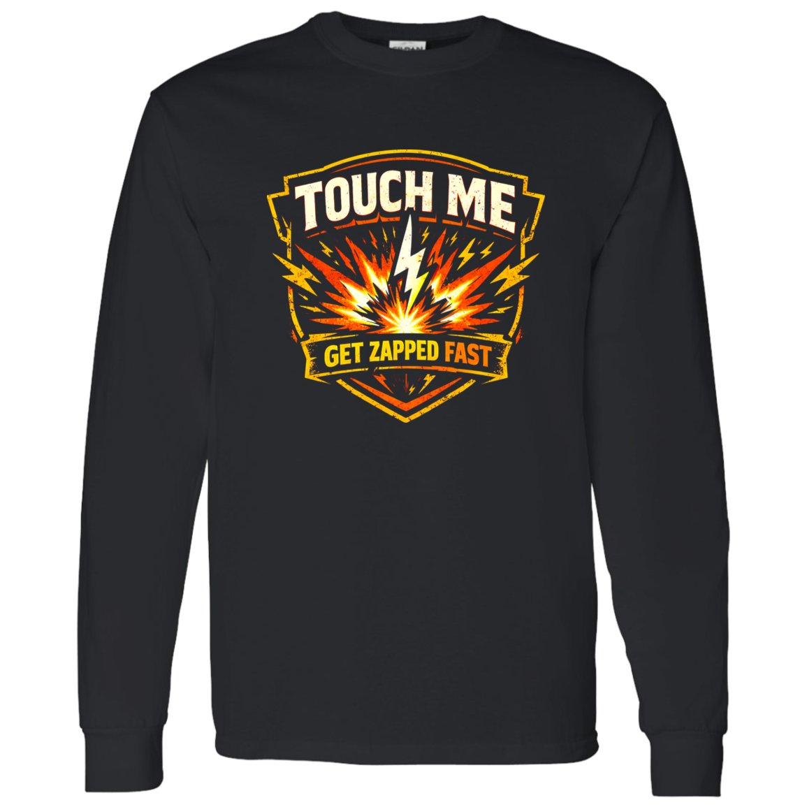 Touch Me Get Zapped Fast Electrician Warning Tee | VoltShirts Touch Me Get Zapped Fast Electrician Warning Tee - Image 11