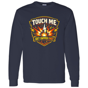 Touch Me Get Zapped Fast Electrician Warning Tee | VoltShirts redirect04162026220428 2 VoltShirts